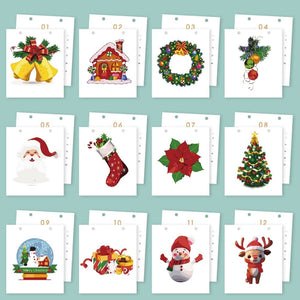 Paint by Numbers Calendar 2026 - Yuletide Icons