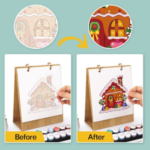 Paint by Numbers Calendar 2026 - Yuletide Icons