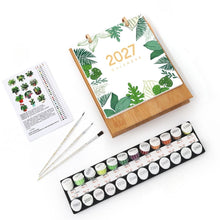 Load image into Gallery viewer, Paint by Numbers Calendar 2027 - Potted Plants