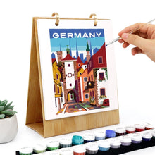 Load image into Gallery viewer, Paint by Numbers Calendar 2027 - World Travels