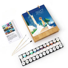 Load image into Gallery viewer, Paint by Numbers Calendar 2027 - World Travels