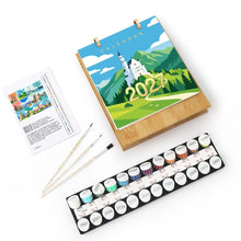 Load image into Gallery viewer, Paint by Numbers Calendar 2027 - Iconic Landmarks