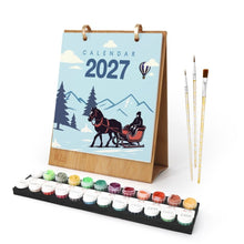 Load image into Gallery viewer, Paint by Numbers Calendar 2027 - On the Road Figured'Art