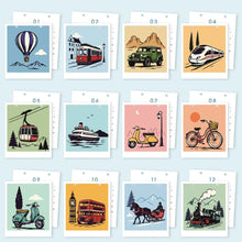 Load image into Gallery viewer, Paint by Numbers Calendar 2027 - On the Road