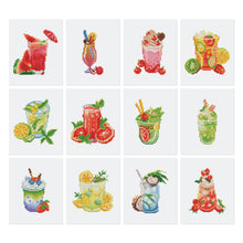 Load image into Gallery viewer, Gem Painting kit - Mocktails series