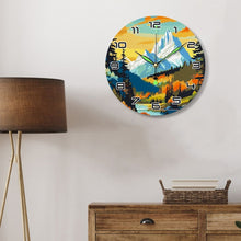 Load image into Gallery viewer, Paint by Numbers Clock - Twilight Mountain