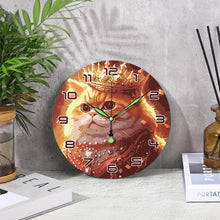 Load image into Gallery viewer, Paint by Numbers Clock - Royal Cat