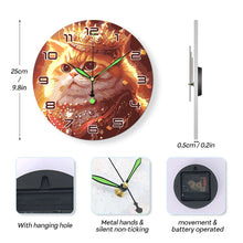 Load image into Gallery viewer, Paint by Numbers Clock - Royal Cat