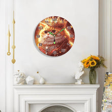 Load image into Gallery viewer, Paint by Numbers Clock - Royal Cat