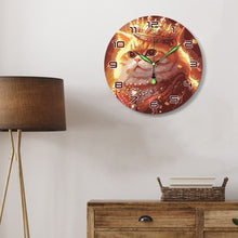 Load image into Gallery viewer, Paint by Numbers Clock - Royal Cat