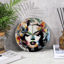 Load image into Gallery viewer, Paint by Numbers Clock - Marilyn Portrait