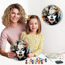 Load image into Gallery viewer, Paint by Numbers Clock - Marilyn Portrait
