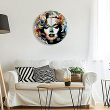 Load image into Gallery viewer, Paint by Numbers Clock - Marilyn Portrait