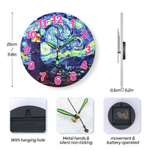 Load image into Gallery viewer, Paint by Numbers Clock - Starry Night