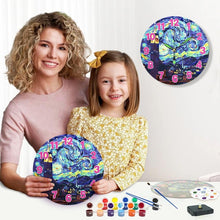 Load image into Gallery viewer, Paint by Numbers Clock - Starry Night