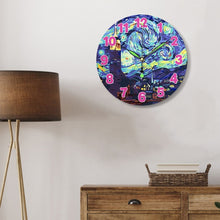 Load image into Gallery viewer, Paint by Numbers Clock - Starry Night