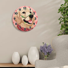 Load image into Gallery viewer, Paint by Numbers Clock - Adorable Dog