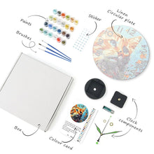 Load image into Gallery viewer, Paint by Numbers Clock - Curious Cat