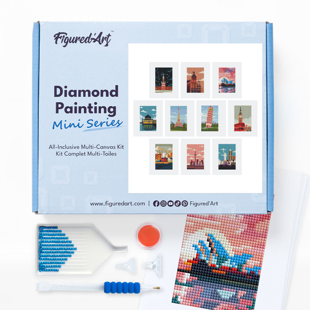 Gem Painting kit - World Cities series