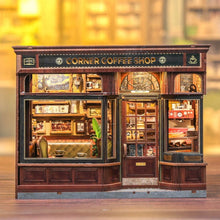 Load image into Gallery viewer, Miniature House - Corner Coffee Shop
