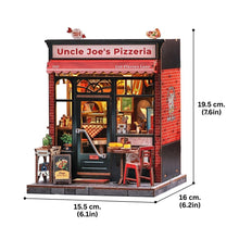 Load image into Gallery viewer, Miniature House - Uncle Joe's Pizzeria