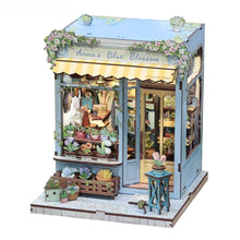 Load image into Gallery viewer, Miniature House - Anna's Blue Blossom