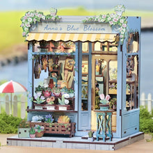 Load image into Gallery viewer, Miniature House - Anna's Blue Blossom