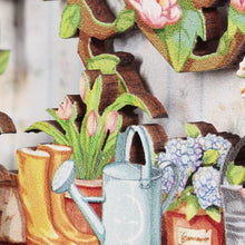 Load image into Gallery viewer, Miniature House - Anna's Blue Blossom