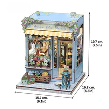 Load image into Gallery viewer, Miniature House - Anna's Blue Blossom