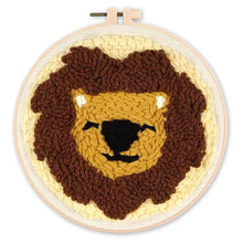 Load image into Gallery viewer, Punch Needle Kit - Cute Lion