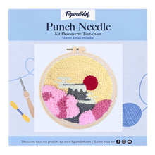 Load image into Gallery viewer, Punch Needle Kit - Rising Sun and Cherry Blossom