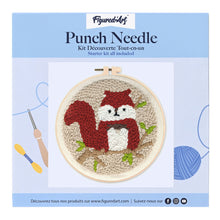 Load image into Gallery viewer, Punch Needle Kit - Cute Squirrel