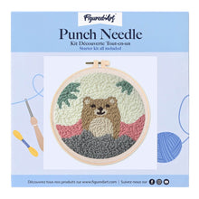 Load image into Gallery viewer, Punch Needle Kit - Tiny Bear