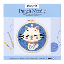 Load image into Gallery viewer, Punch Needle Kit - Unicorn Cat