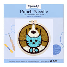 Load image into Gallery viewer, Punch Needle Kit - Cat and Dog