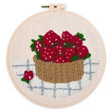 Load image into Gallery viewer, Punch Needle Kit - Strawberry Basket