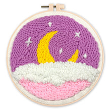 Load image into Gallery viewer, Punch Needle Kit - Purple Sky