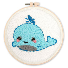 Load image into Gallery viewer, Punch Needle Kit - Baby Whale