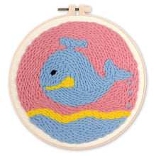 Load image into Gallery viewer, Punch Needle Kit - Floating Whale