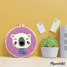 Load image into Gallery viewer, Punch Needle Kit - Cute Koala