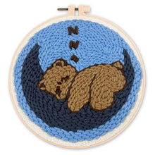 Load image into Gallery viewer, Punch Needle Kit - Bear on the Moon