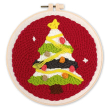 Load image into Gallery viewer, Punch Needle Kit - Christmas Tree 3