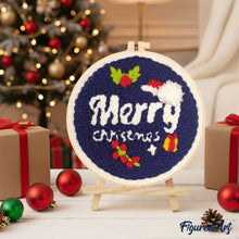 Load image into Gallery viewer, Punch Needle Kit - Merry Christmas