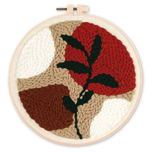 Load image into Gallery viewer, Punch Needle Kit - Botanical Abstract 3