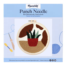 Load image into Gallery viewer, Punch Needle Kit - Red Pot Plant