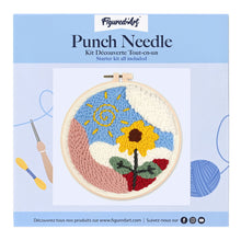 Load image into Gallery viewer, Punch Needle Kit - Flower at Sunrise