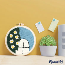 Load image into Gallery viewer, Punch Needle Kit - Flower by the Window