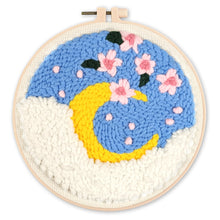 Load image into Gallery viewer, Punch Needle Kit - Sakura and the Moon