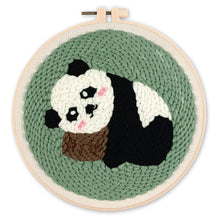 Load image into Gallery viewer, Punch Needle Kit - Panda 1