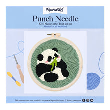 Load image into Gallery viewer, Punch Needle Kit - Panda 2